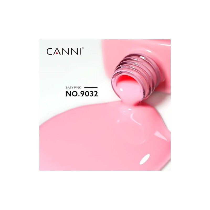 CANNI- Esmalte de uñas en gel rosa bebé, 1 pieza