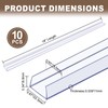CHolic 10 Pcs 18" Length 3/4" Thick Cabinet Edge Protector,