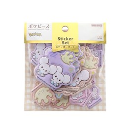 Sun-Star Stationery S8814228 Pokémon, Goods, Sticker, Mahommill & Wolf Mouse
