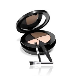 L'BEL - Estuche Perfeccionador de Cejas y Ojos 4.4 g, para Cejas Perfectas y Maquillaje Profesional, con Sombra-delineador, Iuminador, Gel Fijador, Pincel Angular, Pincel Fino, Foam y Cepillo