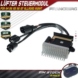 Fan Control Unit Compatible with A4 8K B8 A5 8T A6 4G C7 A7 Allroad Avant Q3 Q5 2007-2018 8K0959501A