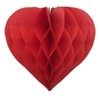 Pack of 3 Valentines Decoration Heart Shaped Paper Honeycomb Birthday