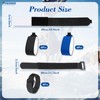 12 Pcs Ski Straps Fastener, Ski Wraps Ties with Protector