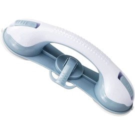 Senioren-Duschgriff, Behinderten-Duschgriff mit 3 Saugnäpfen für Badezimmer, Mobilitätshilfen für ältere und behinderte Menschen, keine Duschbefestigung erforderlich