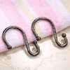 Bronze Shower Curtain Hooks,Rust Proof Shower Rings for Shower Curtain,