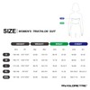 MY KILOMETRE Women's Triathlon Suit – Quick-Drying Sleeves One-Piece Tri