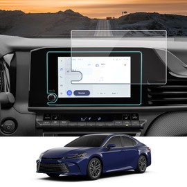 KOOGEN Tempered Glass Screen Protector for Toyota Camry 2025,Infotainment Navigation Screen Film Compatible With Camry (LE/SE) Accessories - 8 inch