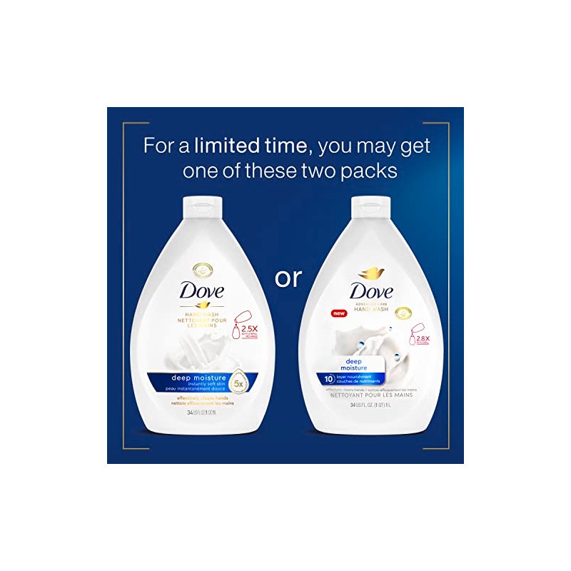 Dove Hand Wash For Clean & Softer Hands Deep Moisture
