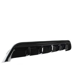 NO7RUBAN Rear Lip Bumper Valance Diffuser Fits 2018-2020 Camry SE XSE GT Shark Fin Glossy Black Splitter Spoiler
