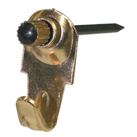 Hillman Professional Picture Hangers Brass 10 lb- 4 Pack, 122266