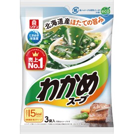 Riken Wakame Seaweed Soup, 0.2 oz (5.9 g) x 3 Bags x 10 Bags
