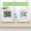 Geevon Atomic Travel Alarm Clock with Auto/8s Backlight, 2 Alarm