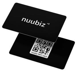 Digital Business Card (2 PACK)- NFC Business Card with QR Code - No Apps, No Fees – Create Your Profile in Minutes & Update Anytime – Smart Tap to Share & Networking – Easy One-Tap Contact Saving