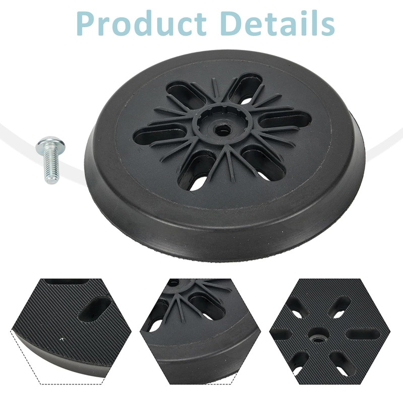 Sanding Disc 150 mm with Velcro Fastener Compatible with Bosch