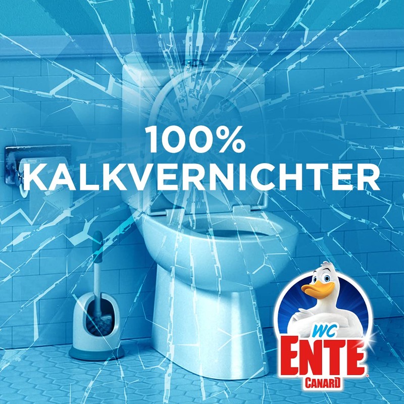 WC Ente 100% Anti-Kalk Flüssiger WC-Reiniger, Toilettenreiniger, 1er Pack (1