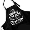 Ihopes Funny Black Apron for Women Men Best Friends,Mr. Good