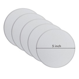 Paquete económico de 5 topes para pomo de puerta de 5 pulgadas, protectores de pared con adhesivo fuerte, protector de pared para manija de puerta, to