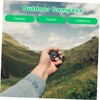 Sosoport 2pcs Detachable Compass for Watch Portable Camping Compass Outdoor
