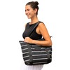 Stripe Beach Totes Bags for Women for Work - Travel