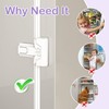 JIUDONE 4 Pack Baby Safe Fridge Freezer Door Lock (Single
