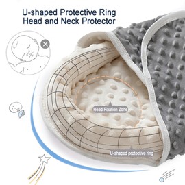 Asnewkit Swaddle Blanket for Newborns,Baby Sleeping Bag 0-3 months Baby Swaddles,Newborn Swaddle Wrap for Boy and Girl (Beige Grey)