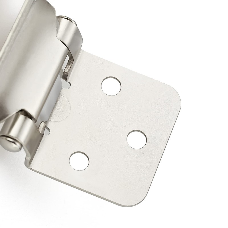 Ravinte 30 Pack (15 Pairs) 1/2 inch Overlay Cabinet Hinges,