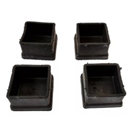 RYR Regatone Tapon Cuadrado De 2 Pulgadas Exterior Hule 4 Pz