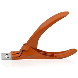 YNR 3 Way Acrylic Nail Clipper UV Gel False Fake Nail Cutter Professional Salon & Manicure Art Tool (Orange)