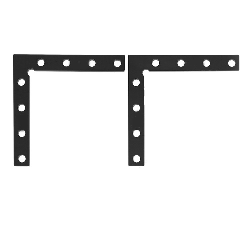 2pcs 90 Degree Positioning Squares L Shape Black Splicing Fixed