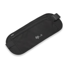 Money Belt, Day Tip Money Belt for Travel, Secure Passport Holder with RFID Blocking, Hidden Travel Wallet, Undercover Fanny Pack, Adjustable Waist Belt, Lightweight & Water Resistant