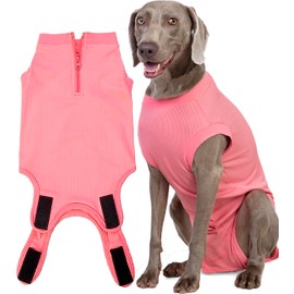 Wabdhaly Wabdhaly Recovery Suit for Dogs,Dog Cone Alternative Zipper Surgery Suit Female Spay,Soft Dog Surgery Suit for Anti Licking,Breathable Surgical Suit for Dogs Female Spay