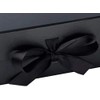 Luxury Presentation Black Gift Box with Ribbon Gift Box for
