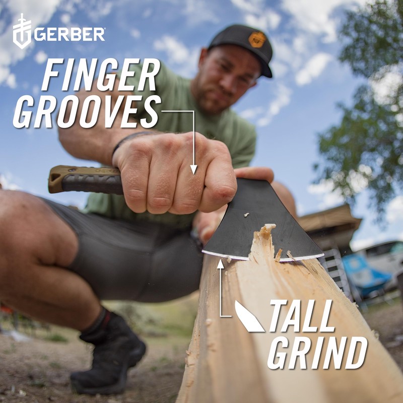 Gerber Gear Pack Hatchet - 3.5" Steel Blade Axe with