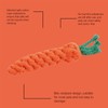 Carrot Dog Toy, Calming Teether, Chew Cleaning Rope Interactive Enrichment