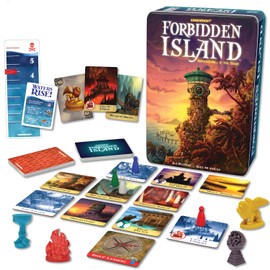Gamewright Forbidden Island C The Cooperative Strategy Survival Island Board Game,2-4 players