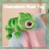 ZYEKIU Chameleon Cuddly Toy, Chameleon Plush Toy, Comfort, Chameleon Cuddly