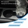 BWBWND 4 PCS Car Cup Coasters, 2.76 Inch Flower Shaped