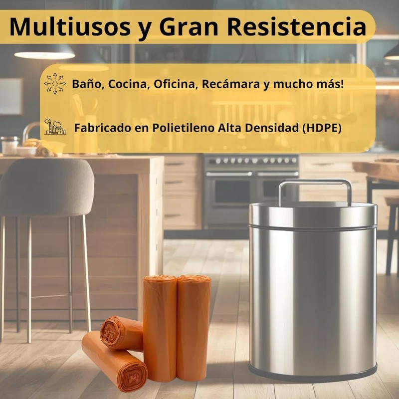 Cronos Bolsas De Basura Biodegradable Baño, Oficina (84 X 102