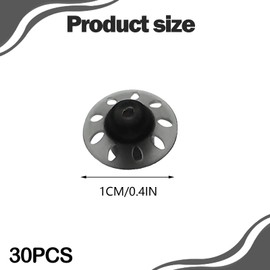 30 Pcs Hearing Aid Domes, Hearing Aid Accessories Parts for Seniors with Hearing Loss, Washable Replacement Hearing Aid Ear Tips