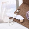 Angle Wing Heart Keychain Keyring Cross Keychain Charm for Bag
