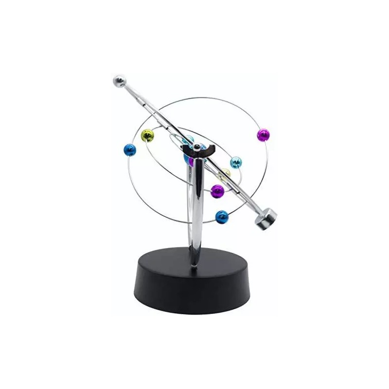 SciencePurchase Kinetic Perpetual Motion Galaxy Desk Toy, Outer Space Gadget