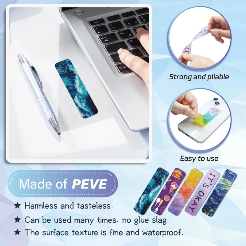 48 Pieces Unique Sensory Stickers for Anxiety Relief Items -