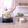 Healeved 18cm Stainless Steel Steamer Food Steamer Basket Useful Bun
