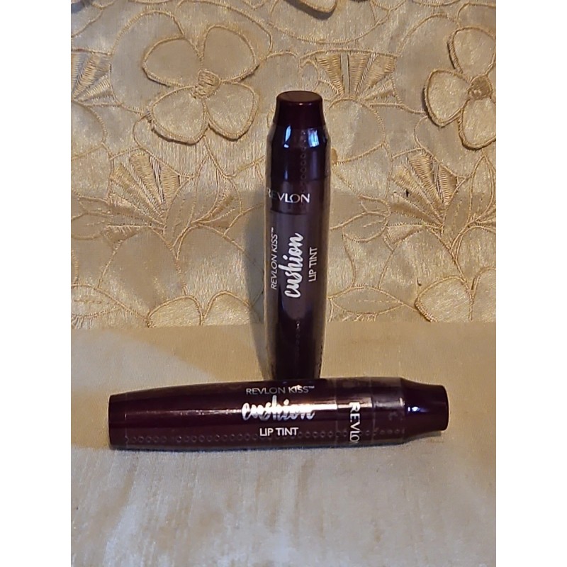 Revlon LOT OF 2-REVLON-KISS CUSHION-LIP TINT-290 EXTRA VIOLET-0.15oz EACH-NEW/SEALE