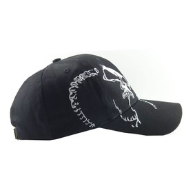 ONE LIMITATION CP062 Men's Cap, Skull Pattern, Sports, Running, Casual, Hat, Right,