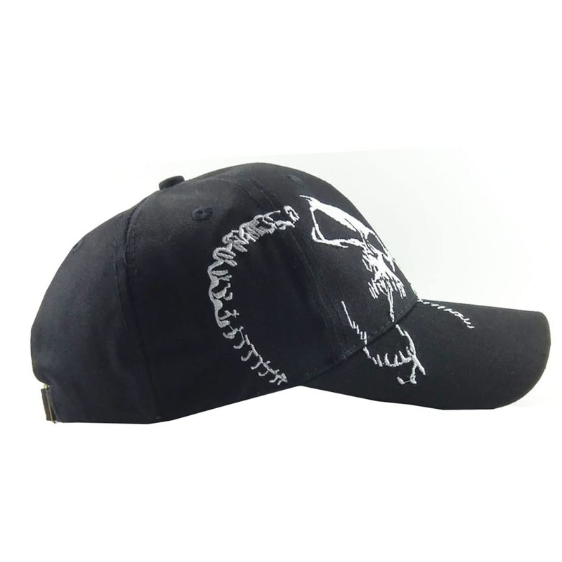 ONE LIMITATION CP062 Men's Cap, Skull Pattern, Sports, Running, Casual,