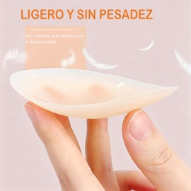 TSZCOO Cubre Pezones para Mujer, Pezoneras de Silicona Autoadhesivas Ultrafinas Invisibles Nipple Cover, Cubiertas de Pecho Reutilizables Lavables Impermeables para Vestidos de Noche, 1 Par