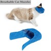 Cat Muzzle Breathable Kitten Mesh Muzzles Breathable Mesh Muzzles with