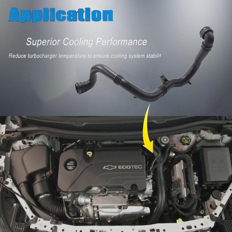 AUCERAMIC 667-309 Turbocharger Intercooler Hose Fit for 2016-2019 Chevy Cruze