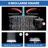 Shower Head,8”Rain Shower Head with Handheld Spray Combo with 11''